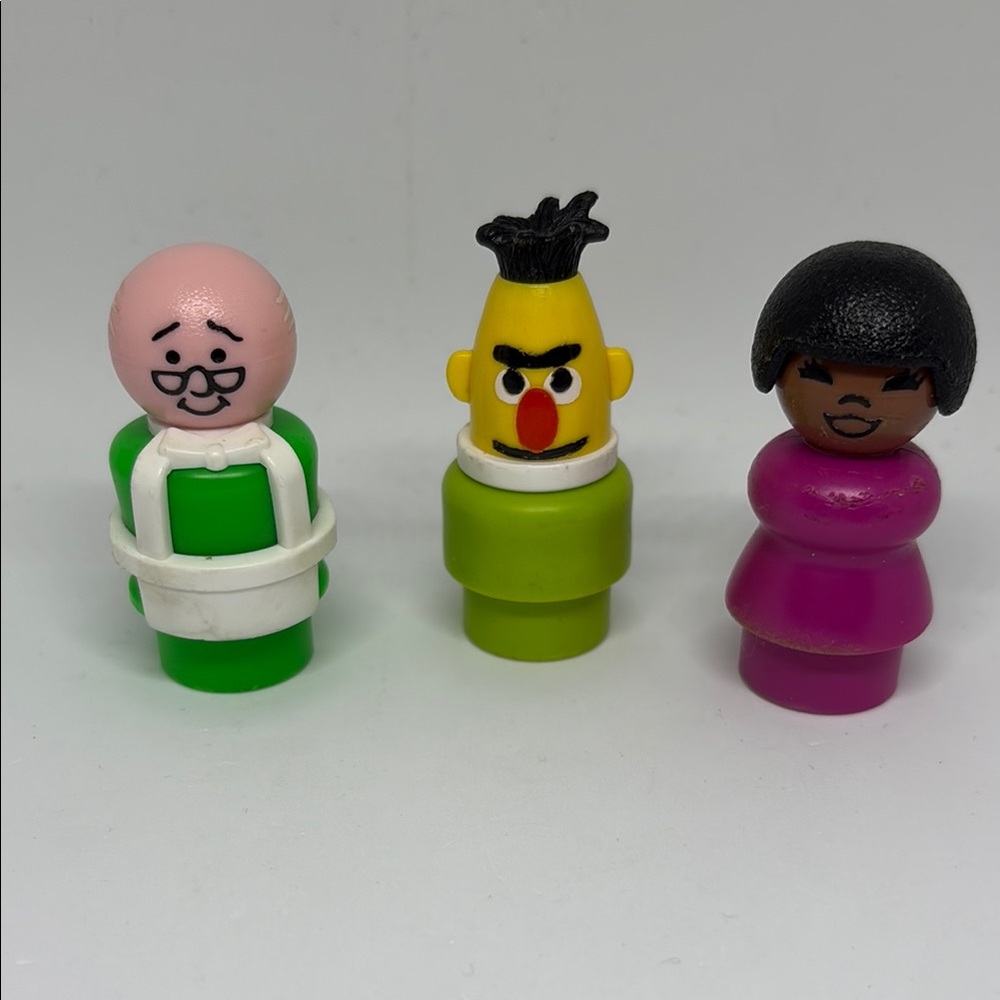 Fisher Price Little People Sesame Street Figures Lot of 3